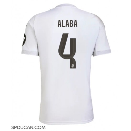 Muški Nogometni Dres Real Madrid David Alaba #4 Domaci 2025-26 Kratak Rukav